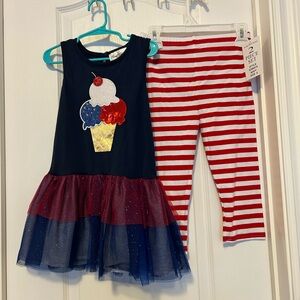 Rare Editions Girl 2-piece outfit set